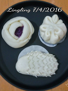 Foto resep Bakpao isi pasta Ubi Ungu