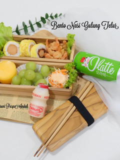 Foto resep Bento Nasi Gulung Telur