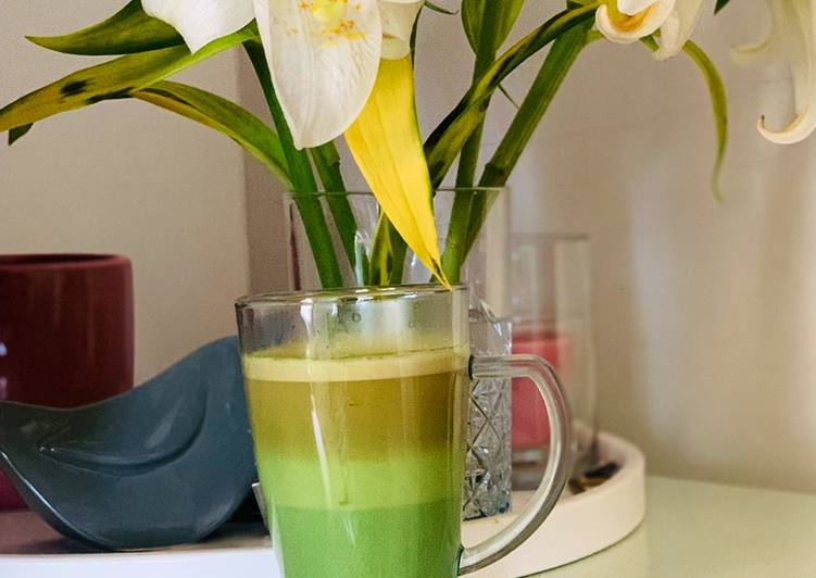 How to Make Perfect Dirty Matcha Latte for the Whiskless