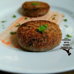Red kidney beans(Lobia) kabab A picture of Red kidney beans(Lobia) kabab.