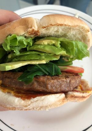 Una foto de Hamburguesa vegana 🌱