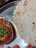 Mutton paya with makki ki roti