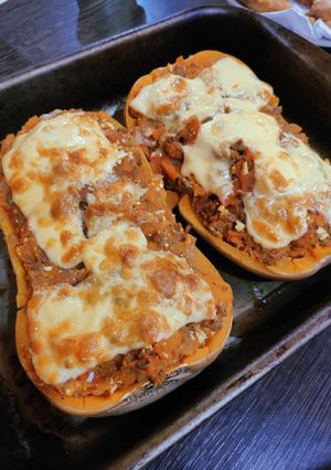 Una foto de Zapallo relleno