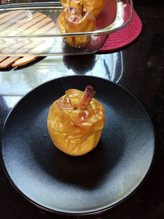 Una foto de Manzanas asadas