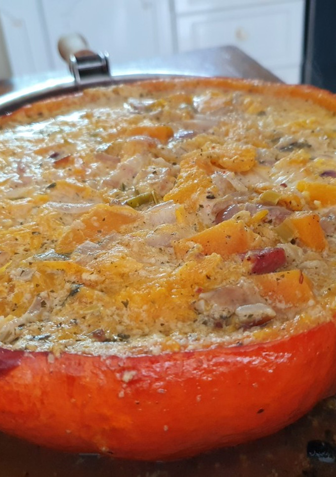 Una foto de Zapallo relleno