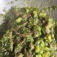 Dendeng balado hijau