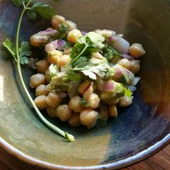 A picture of Chickpea Avocado Salsa.