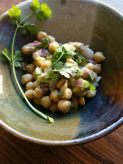 A picture of Chickpea Avocado Salsa.