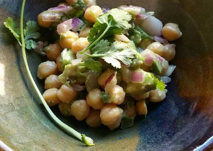 Easiest Way to Make Perfect Chickpea Avocado Salsa