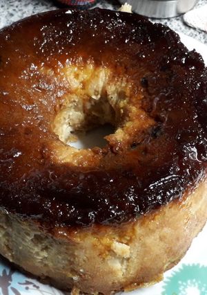 Una foto de Budín de pan