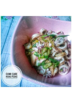 Foto resep Cumi Cabe Hijau Pedas