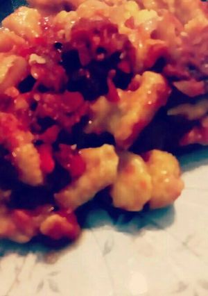 Una foto de Ñoquis de calabaza y zanahoria (vegano)