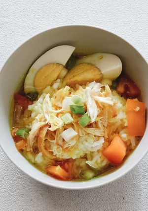 Foto resep MPASI : Nasi Soto Ayam