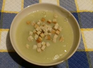 Una foto de Crema de Bubango y puerro