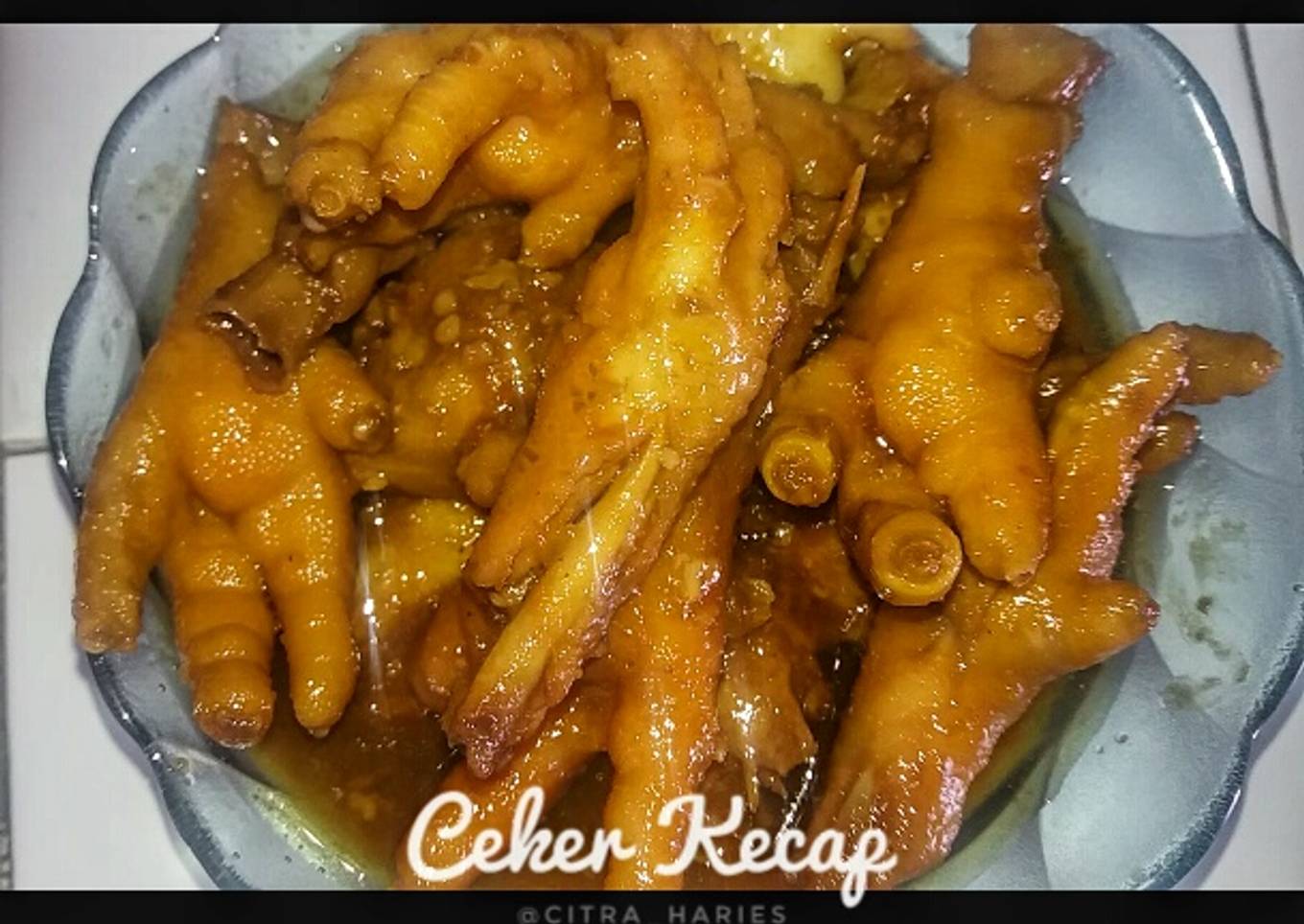 Ceker Kecap Menul