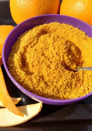 Una foto de Harina de cáscara de naranja