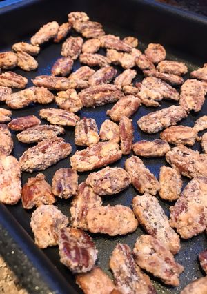 Una foto de Nueces garrapiñadas