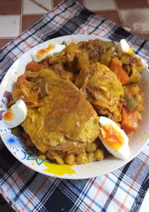 A picture of Couscous with Vegetables.