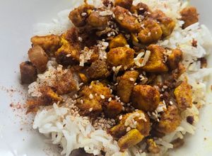 Une photo de Poisson au curry express