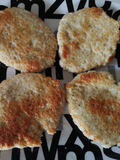 Una foto de Burgers de pollo atortilladas