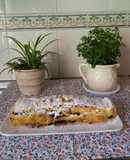 Bizcocho relleno de tableta de chocolate
