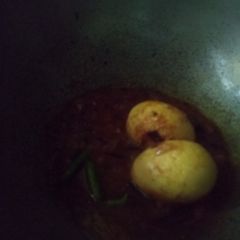 A picture of Egg kosha (egg curry).