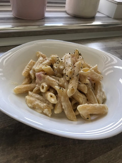 Carbonara penne, ahogy mi szeretjük recept fotója