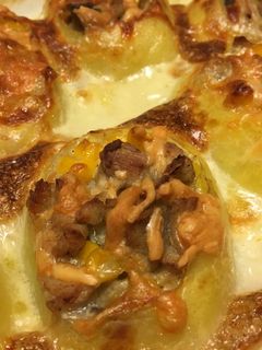 صورة لوصفة قوارب البطاطا Potato boats