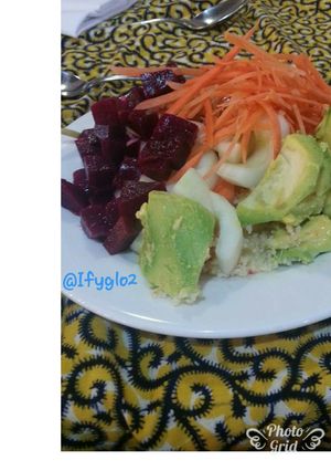 A picture of Beetroot with other vegetable.