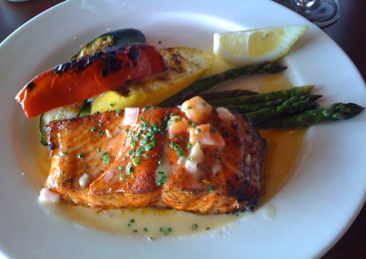 Salmon Roasted in Butter