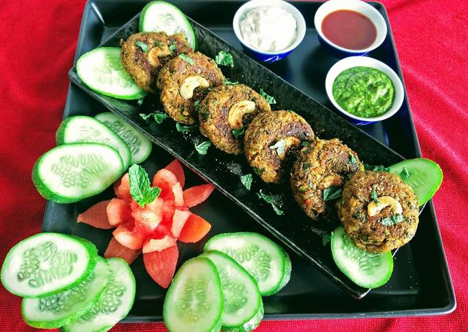 Moong Sprouts Kebabs