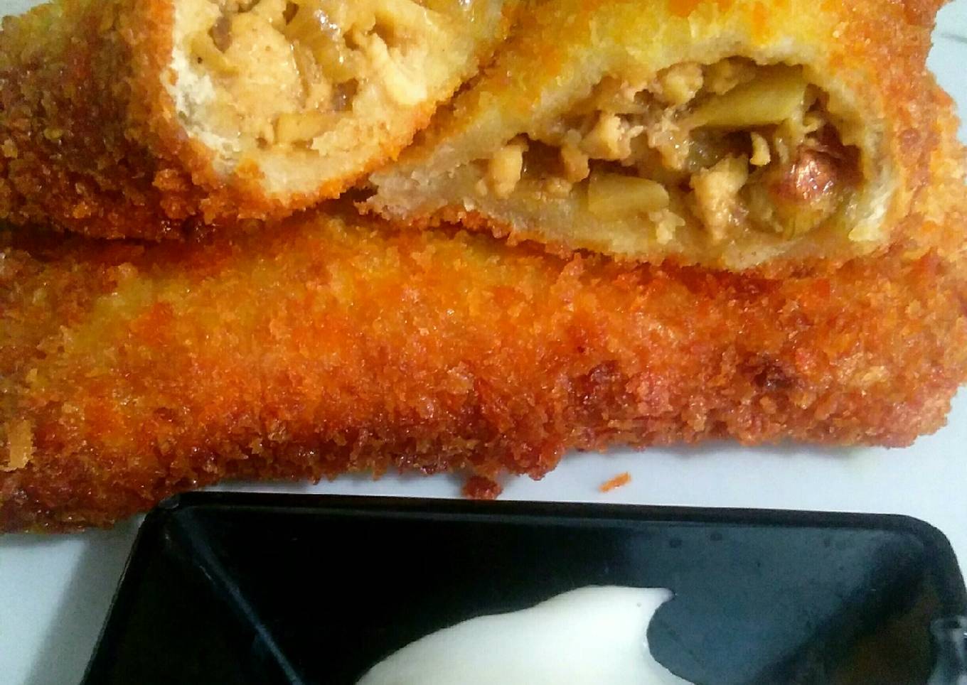 Risoles roti tawar isi ayam