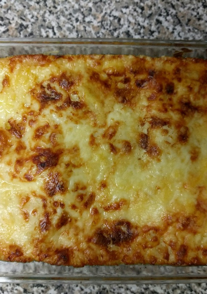 Una foto de Lasaña de espinacas sin bechamel