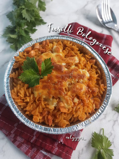 Foto resep Fusilli Bolognese simpel enak