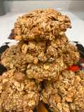 Low-Carb Sugar-Reduced Oatmeal Cookies