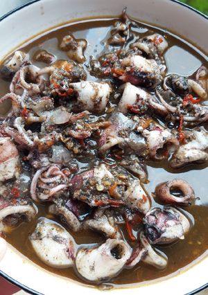Foto resep Cumi masak hitam