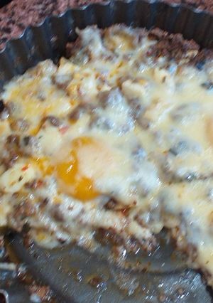 Una foto de Tarta de carne picada keto