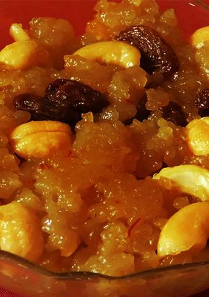 கோதுமை ஹல்வா (திருநெல்வேலி ஹல்வா) செய்முறை முக்கிய புகைப்படம்