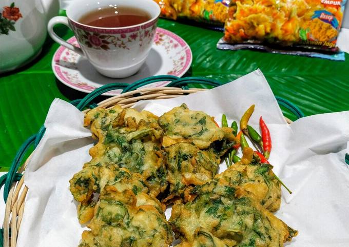 Resep Bakwan Bayam Kobe Anti Gagal