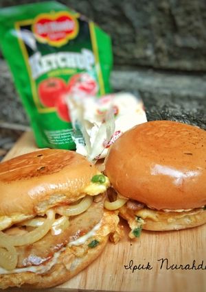 Foto resep Burger Ala Roti John