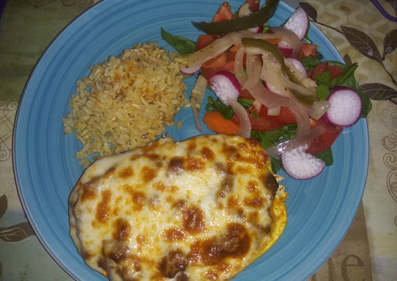 Spaghetti squash con carne molida