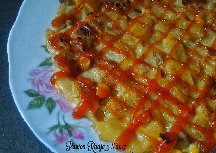  Resep  Dadar Macaroni dengan Jagung Ayam  Cincang  pr 