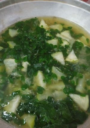 Foto resep Kelor labu kuah lada