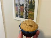 A picture of banana bread muffins