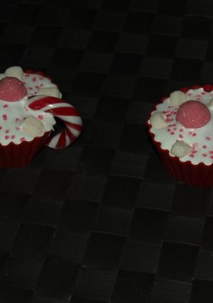 Φωτογραφία της συνταγής Hot cocoa cupcakes