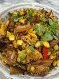 Pork Belly with Green Chilly Stir Fry