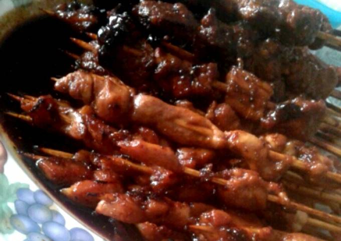 Sate Daging Sapi dan Ayam praktis