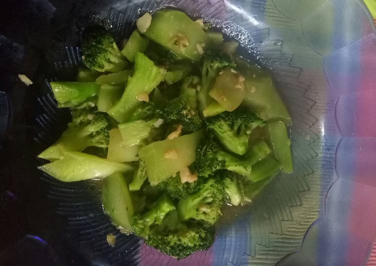 Bumbu memasak Tumis Garlic Brokoli yang mudah