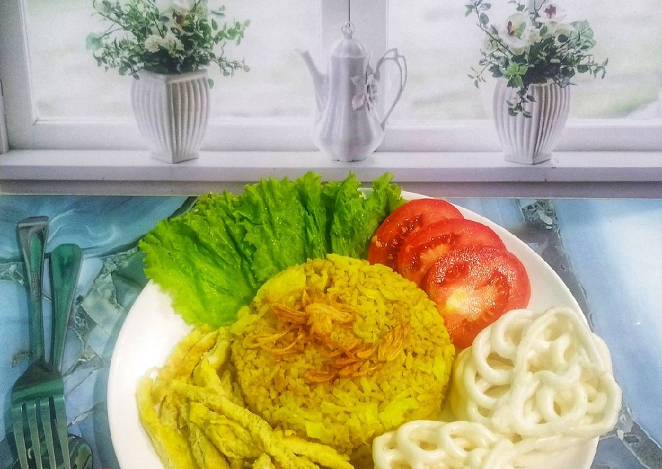 Nasi Goreng Kuning Bumbu Kari👩‍🍳