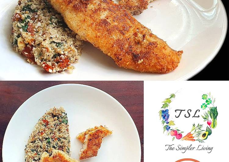 Recipe of Super Quick Homemade Almond Crusted Dory